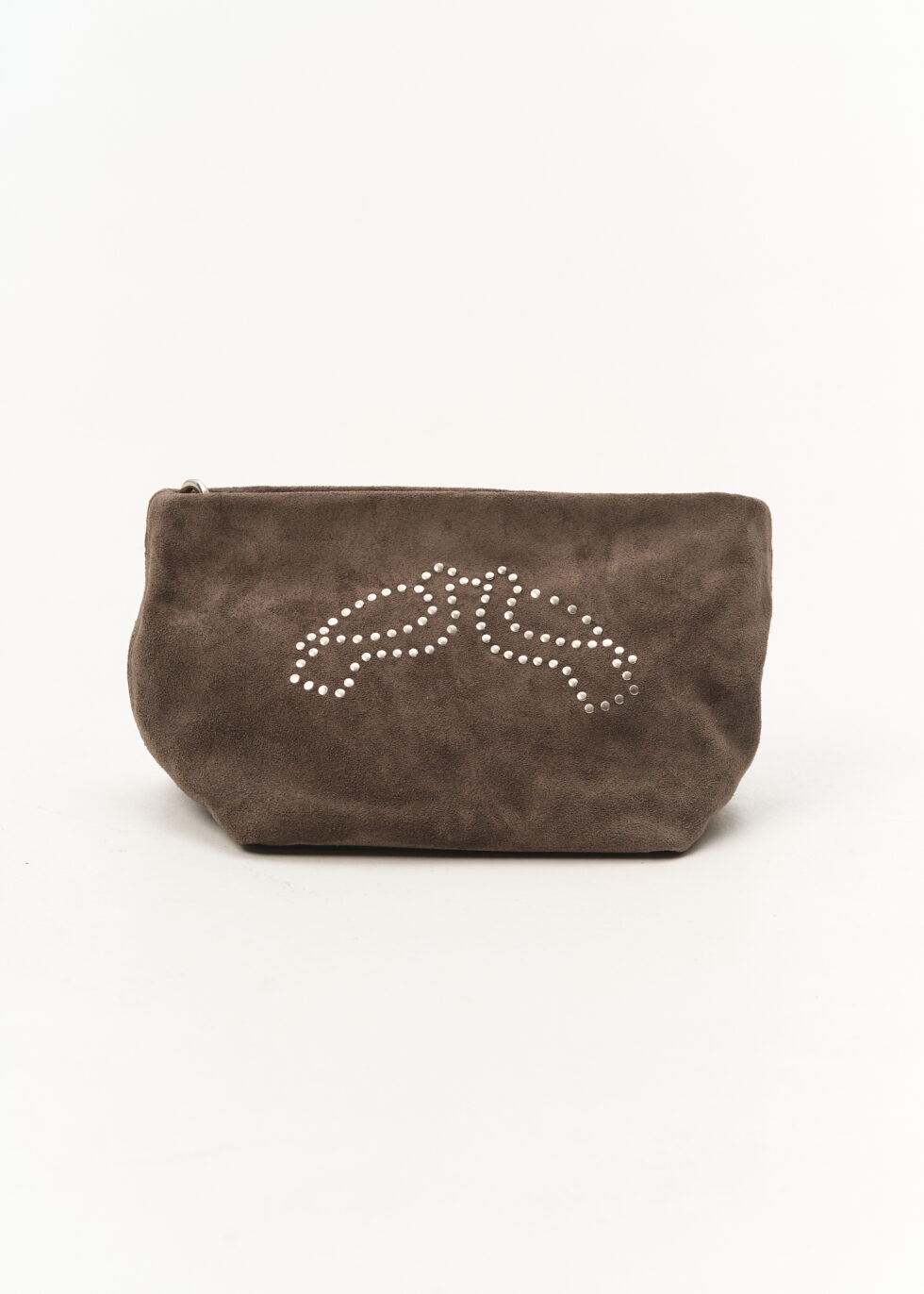 Сіра сумка кросбоді Пташка клатч