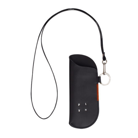 Шкіряний чохол для окулярів чорний